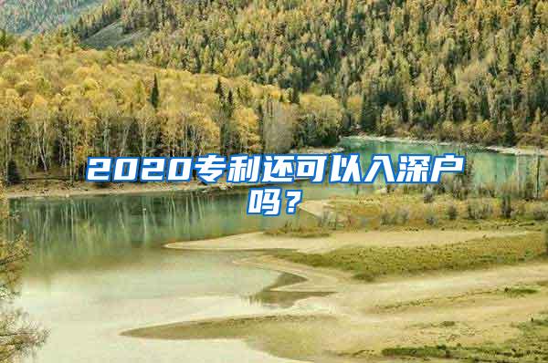 2020专利还可以入深户吗？