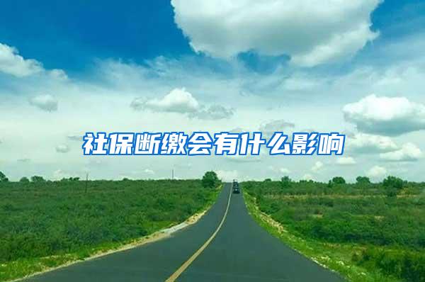 社保断缴会有什么影响