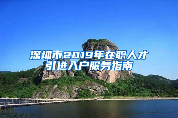 深圳市2019年在职人才引进入户服务指南