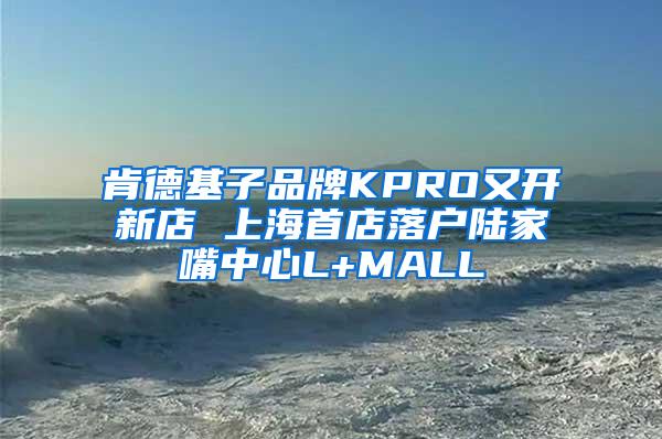 肯德基子品牌KPRO又开新店 上海首店落户陆家嘴中心L+MALL