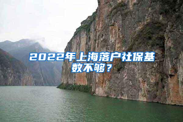 2022年上海落户社保基数不够？