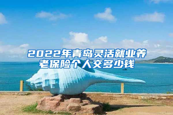 2022年青岛灵活就业养老保险个人交多少钱