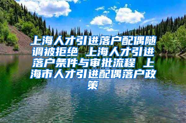 上海人才引进落户配偶随调被拒绝 上海人才引进落户条件与审批流程 上海市人才引进配偶落户政策