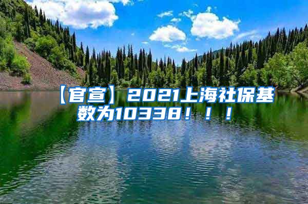 【官宣】2021上海社保基数为10338！！！