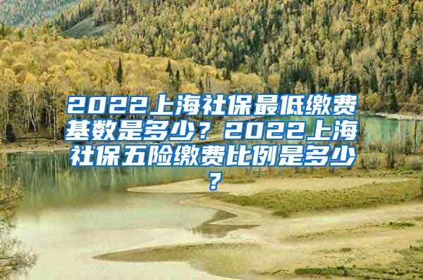 2022上海社保最低缴费基数是多少？2022上海社保五险缴费比例是多少？