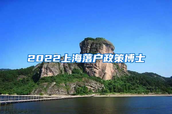 2022上海落户政策博士