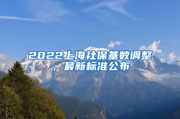2022上海社保基数调整，最新标准公布