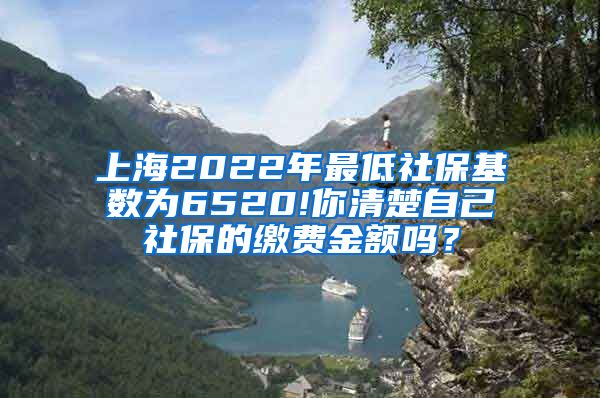 上海2022年最低社保基数为6520!你清楚自己社保的缴费金额吗？