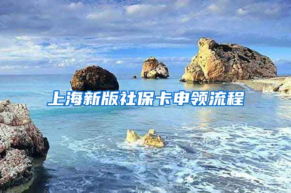 上海新版社保卡申领流程