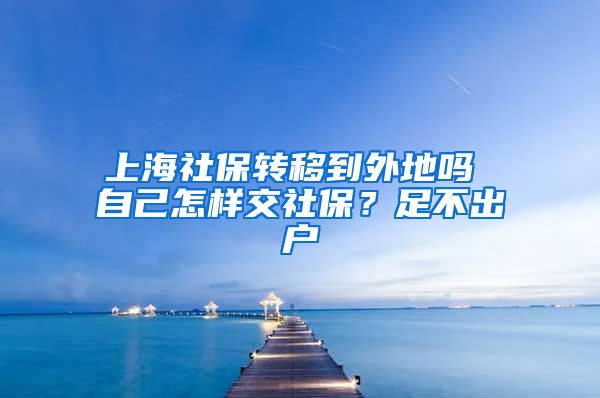 上海社保转移到外地吗 自己怎样交社保？足不出户