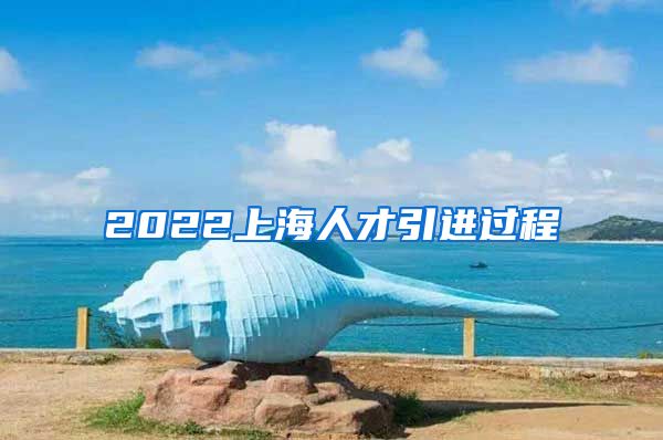 2022上海人才引进过程