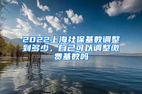 2022上海社保基数调整到多少，自己可以调整缴费基数吗