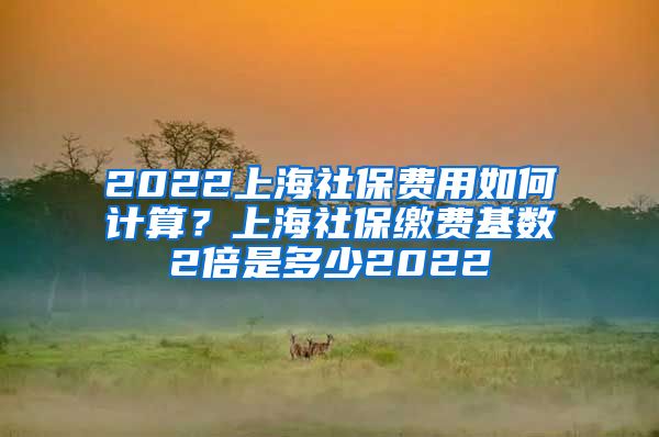 2022上海社保费用如何计算？上海社保缴费基数2倍是多少2022