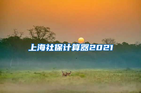 上海社保计算器2021