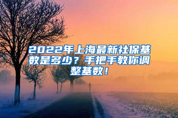 2022年上海最新社保基数是多少？手把手教你调整基数！