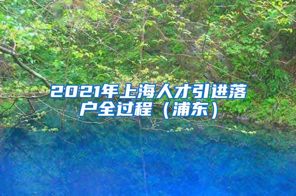 2021年上海人才引进落户全过程（浦东）