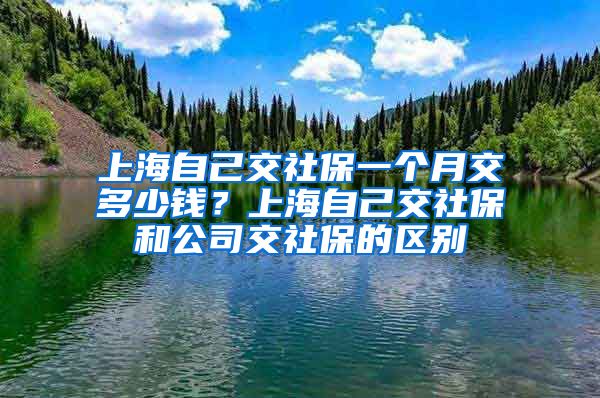 上海自己交社保一个月交多少钱？上海自己交社保和公司交社保的区别