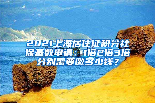 2021上海居住证积分社保基数申请：1倍2倍3倍分别需要缴多少钱？