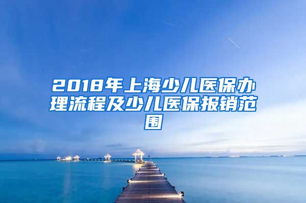 2018年上海少儿医保办理流程及少儿医保报销范围