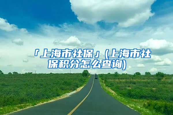 「上海市社保」(上海市社保积分怎么查询)