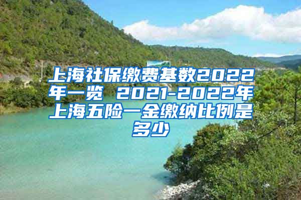 上海社保缴费基数2022年一览 2021-2022年上海五险一金缴纳比例是多少