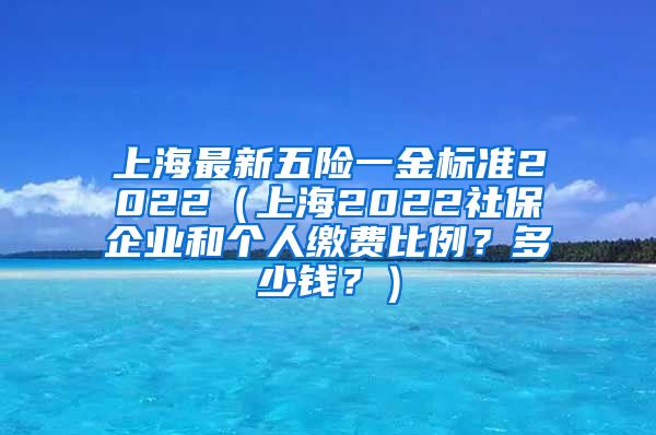 上海最新五险一金标准2022（上海2022社保企业和个人缴费比例？多少钱？）