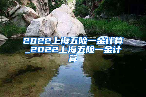 2022上海五险一金计算_2022上海五险一金计算