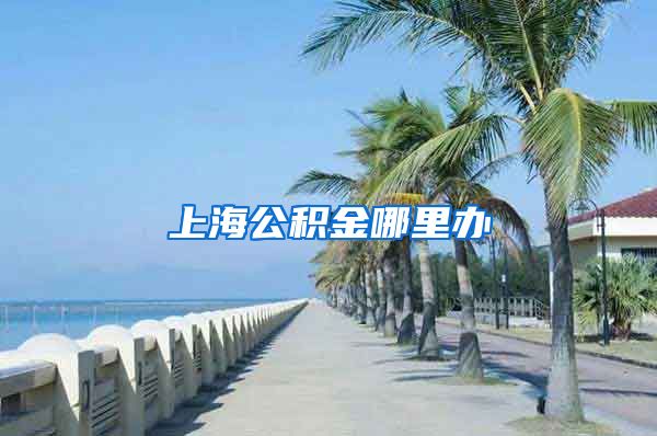 上海公积金哪里办