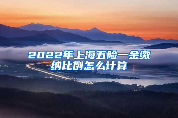 2022年上海五险一金缴纳比例怎么计算