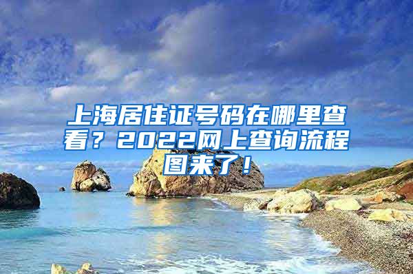上海居住证号码在哪里查看？2022网上查询流程图来了！