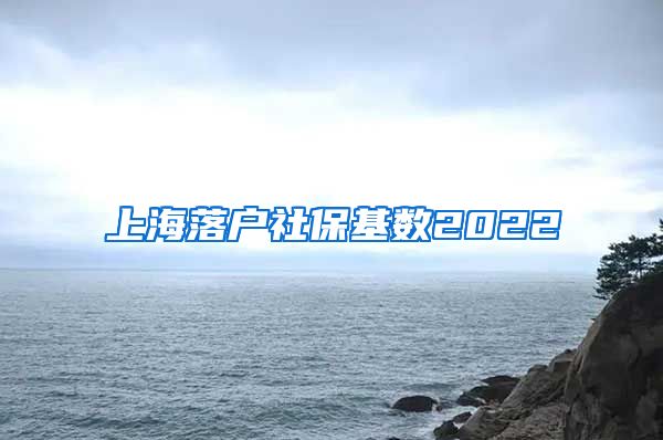 上海落户社保基数2022