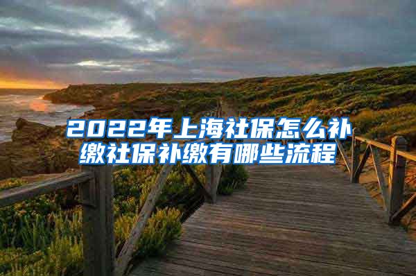 2022年上海社保怎么补缴社保补缴有哪些流程