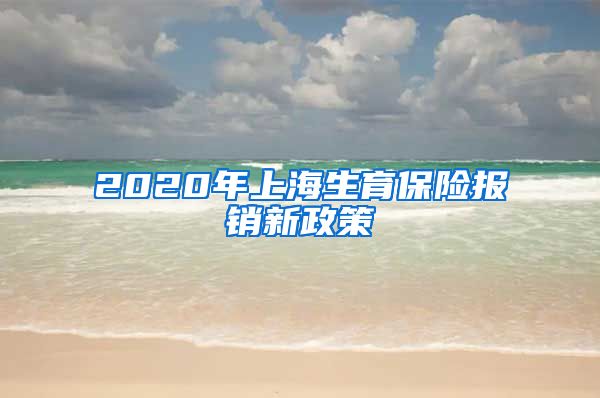 2020年上海生育保险报销新政策