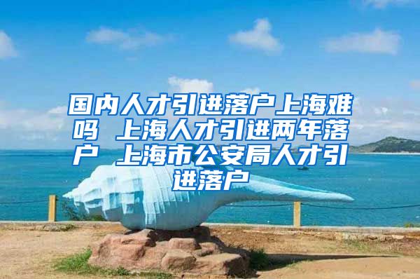 国内人才引进落户上海难吗 上海人才引进两年落户 上海市公安局人才引进落户