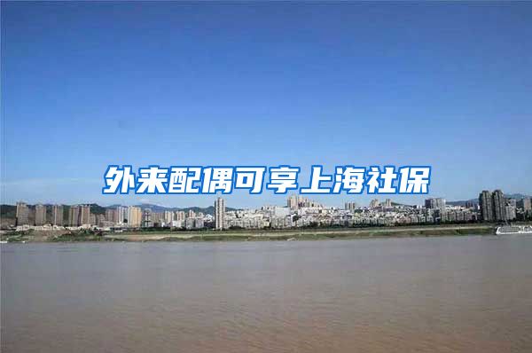 外来配偶可享上海社保