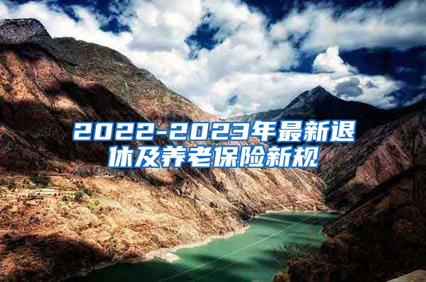 2022-2023年最新退休及养老保险新规