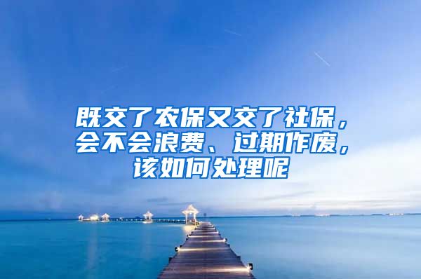 既交了农保又交了社保，会不会浪费、过期作废，该如何处理呢