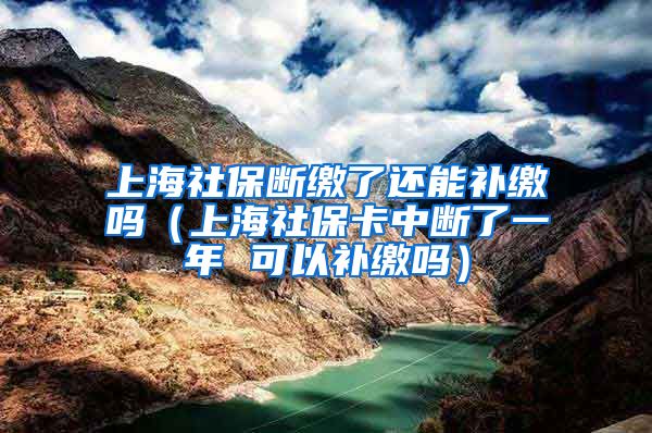 上海社保断缴了还能补缴吗（上海社保卡中断了一年 可以补缴吗）