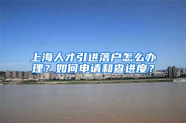 上海人才引进落户怎么办理？如何申请和查进度？