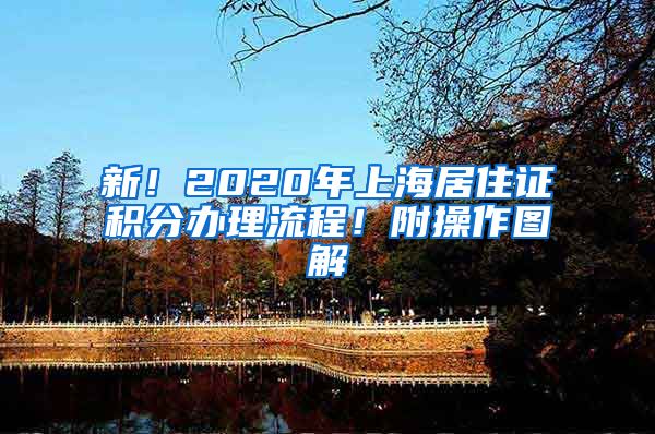 新！2020年上海居住证积分办理流程！附操作图解