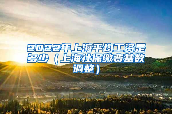 2022年上海平均工资是多少（上海社保缴费基数调整）